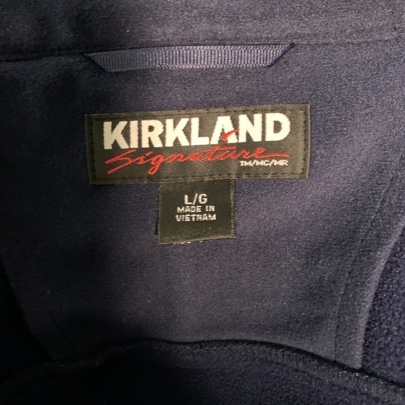 Kirkland Signature Men's Blue Rain Jacket - Picture 6 of 8